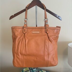 Coach Leather Tote Bag